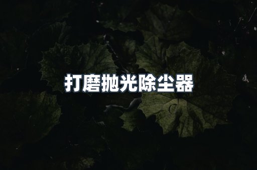 打磨抛光除尘器